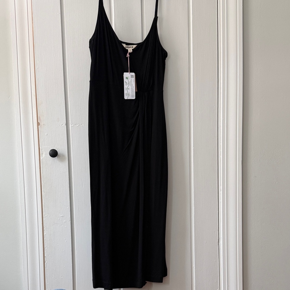 Boden Gathered Jersey Midi Dress